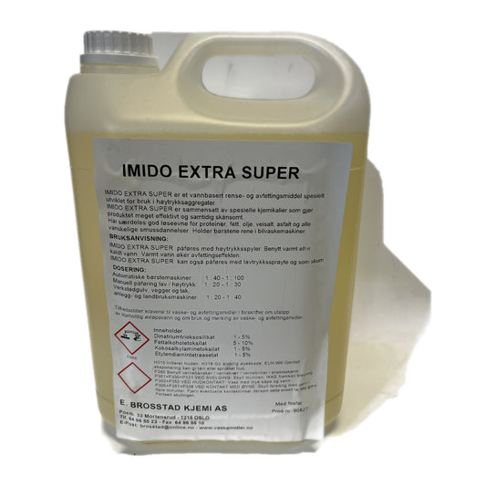 Imido Extra Super rengjøringsmiddel 5 liter kanne